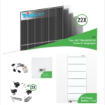 10,01 kWp PV-Komplettset mit 22x Trina TSM-NEG9R.28 Vertex S+ 455 W Doppelglas-Module & RCT Power Storage 10.0 & RCT Power Battery 11.5-2 Speicher – inkl. Unterkonstruktion für Ziegeldächer