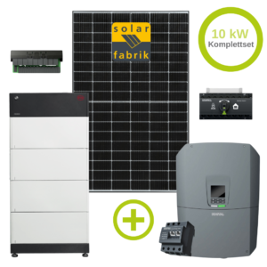 15 kW Photovoltaik Notstrom Bundle Komplett Solar Fabrik 450 W / Kostal G3 / BYD HVS inkl. K2 Montage Material